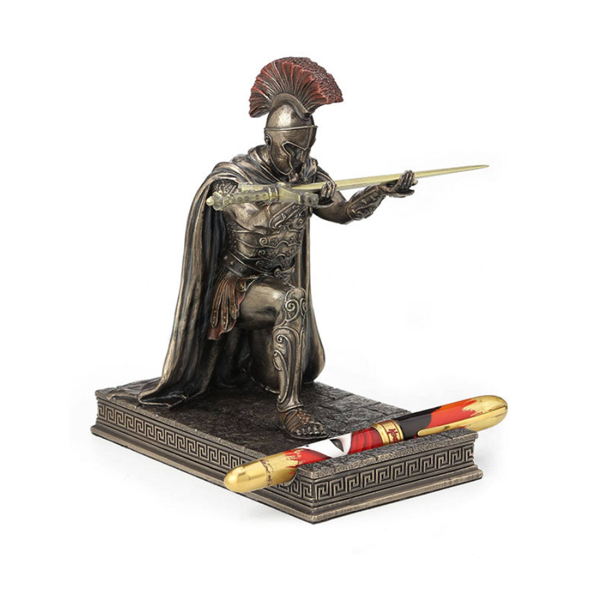 đ„SALE 50% OFFđ„Roman commander statue desk decoration pen holder
