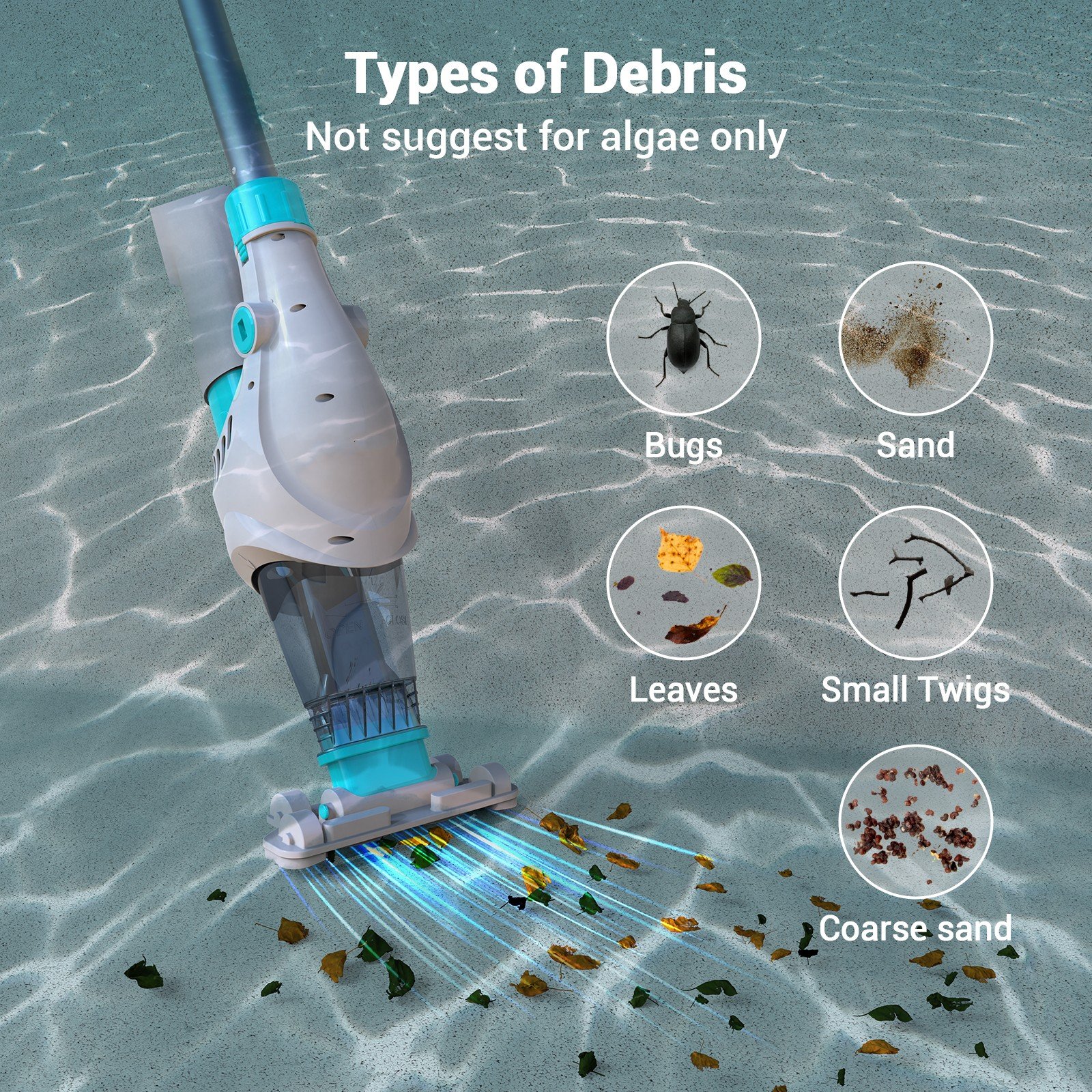 Last Day $49.99(2023 Upgrade) Cordless Robotic Pool Cleanerš„Free shipping