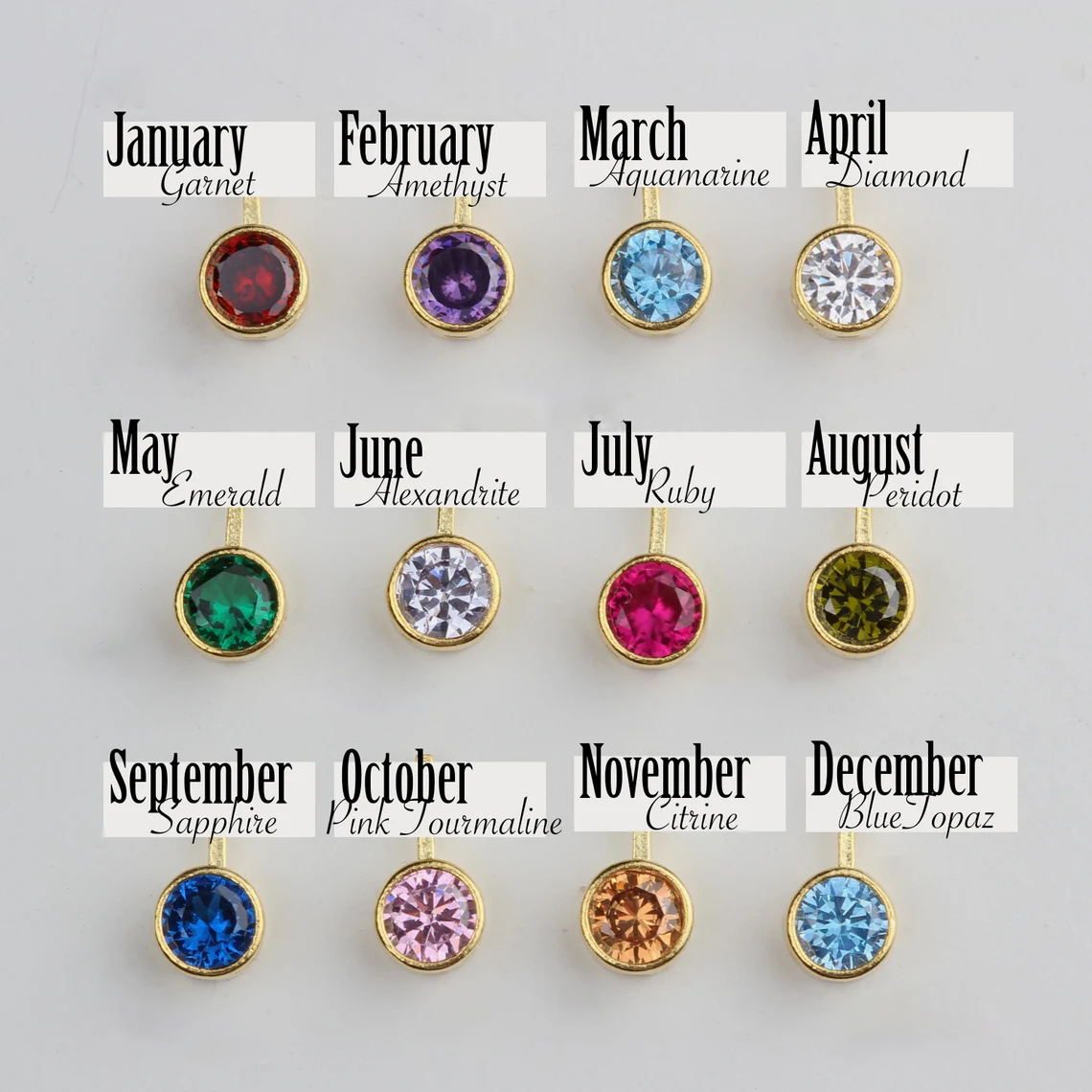 Personalized Birth Flower Bracelet