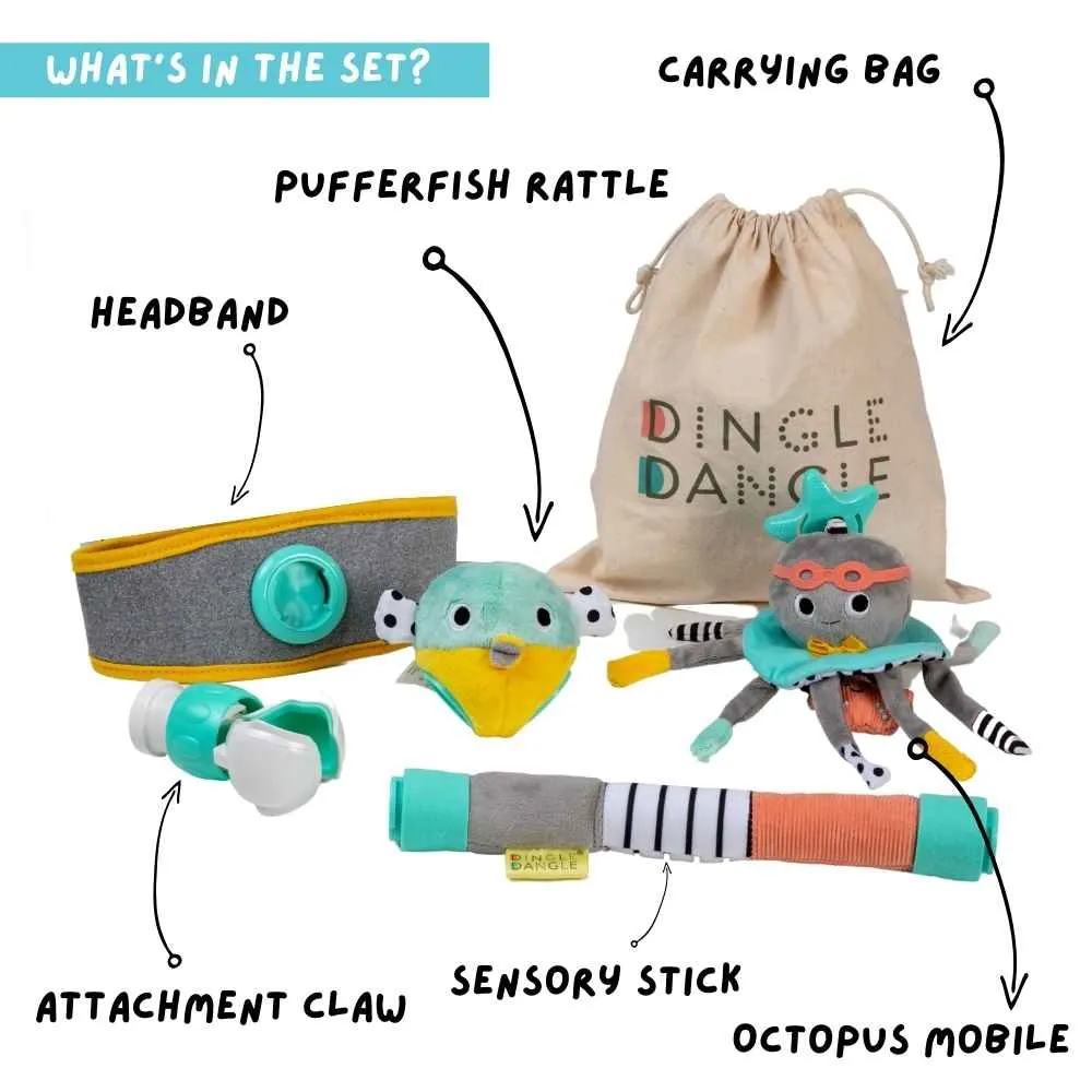 Baby Gift Set [Baby Changer, Mobile, Rattle]