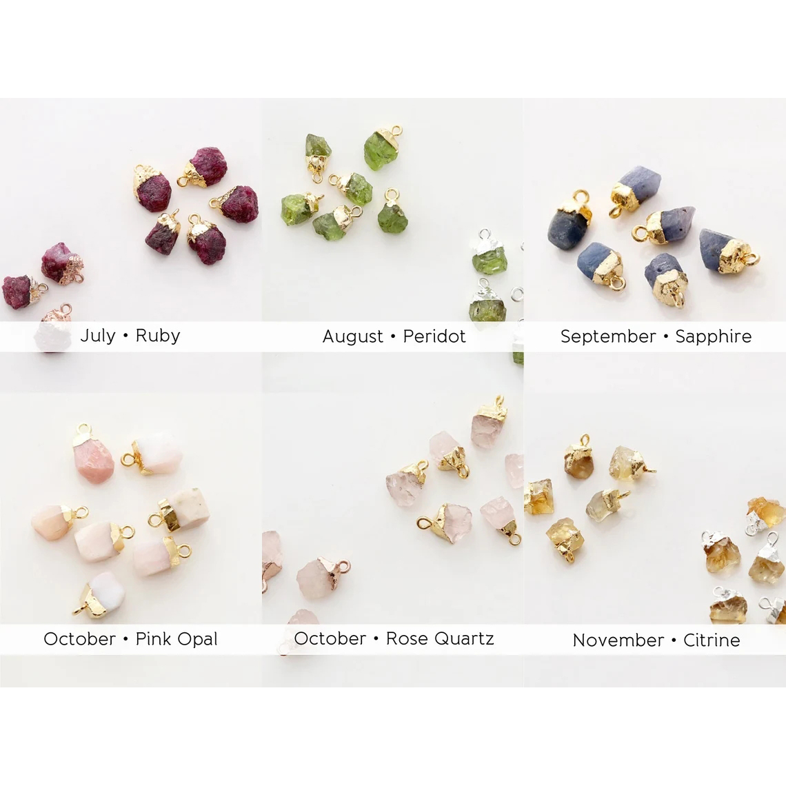 Family Gemstone Necklace