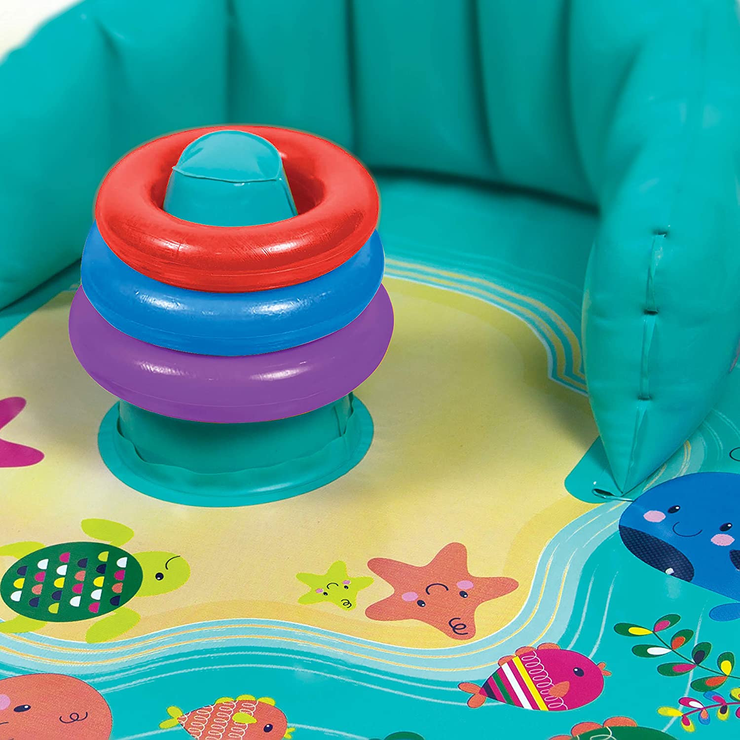 Baby Splash Play Mat with Adjustable Canopy
