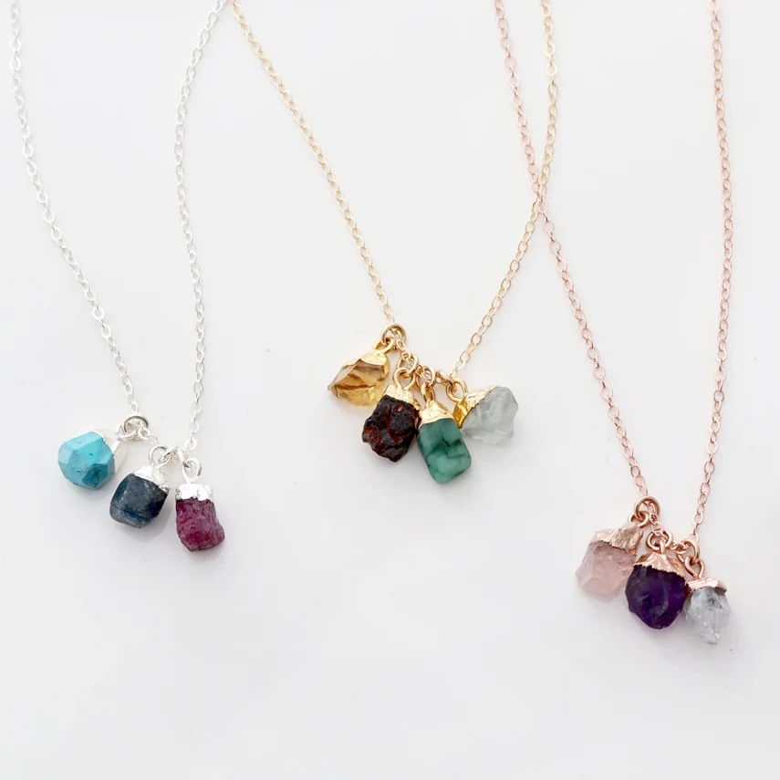 Family Gemstone Necklace
