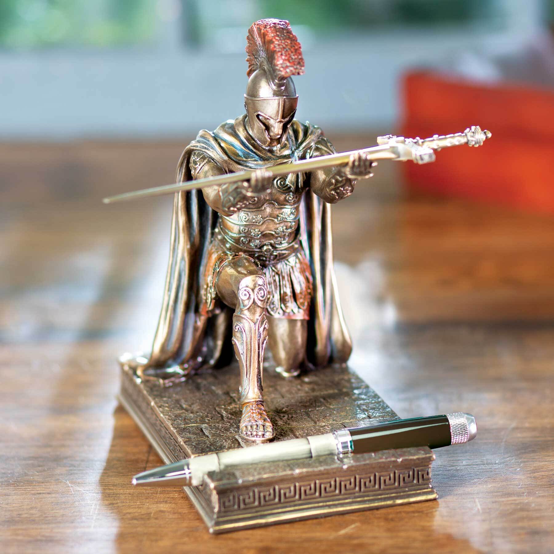 đ„SALE 50% OFFđ„Roman commander statue desk decoration pen holder
