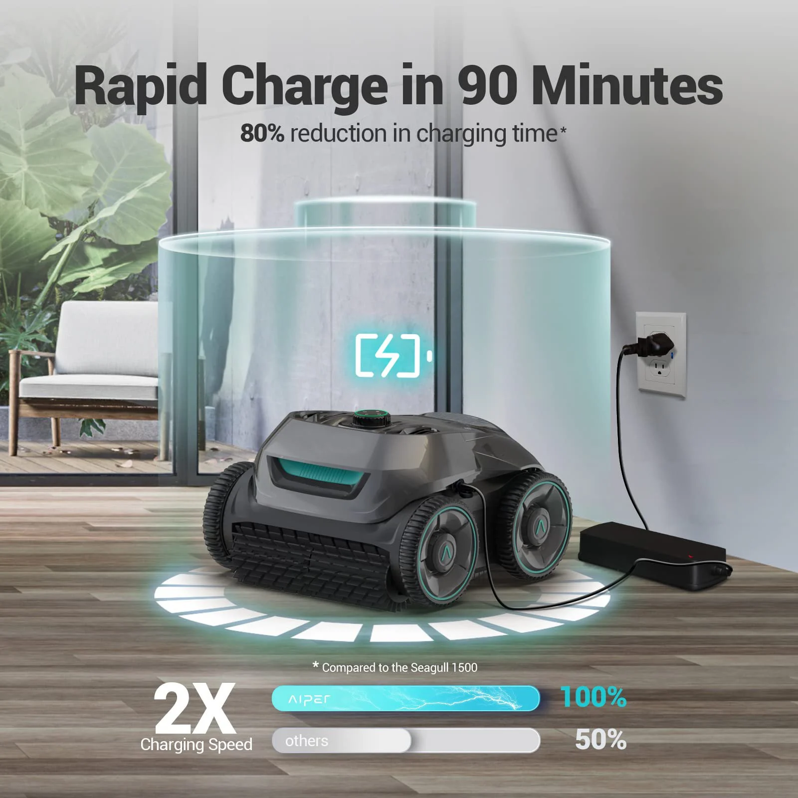 Last Day $49.99(2023 Upgrade) Cordless Robotic Pool Cleanerš„Free shipping