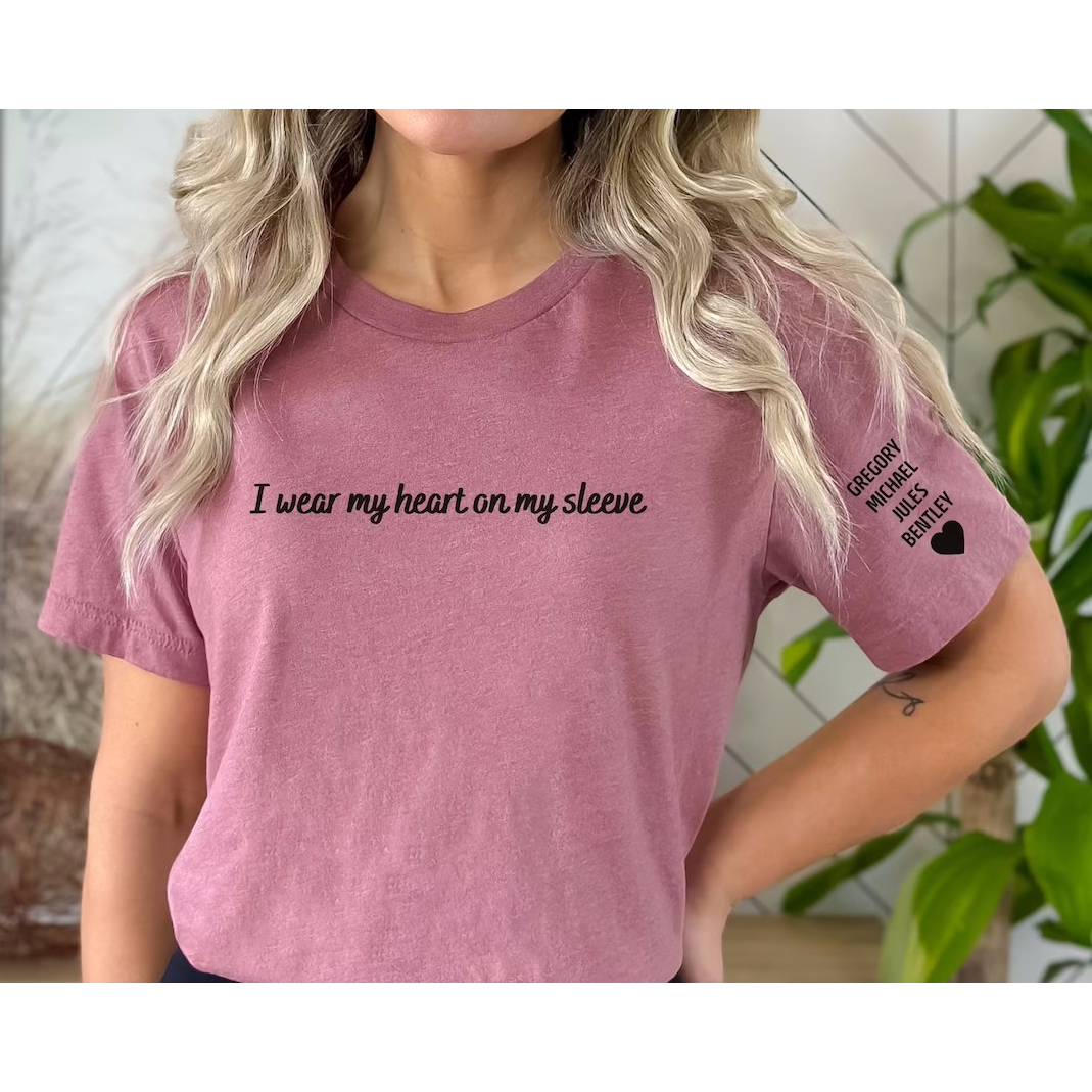 I Wear My Heart On My Sleeve Shirt