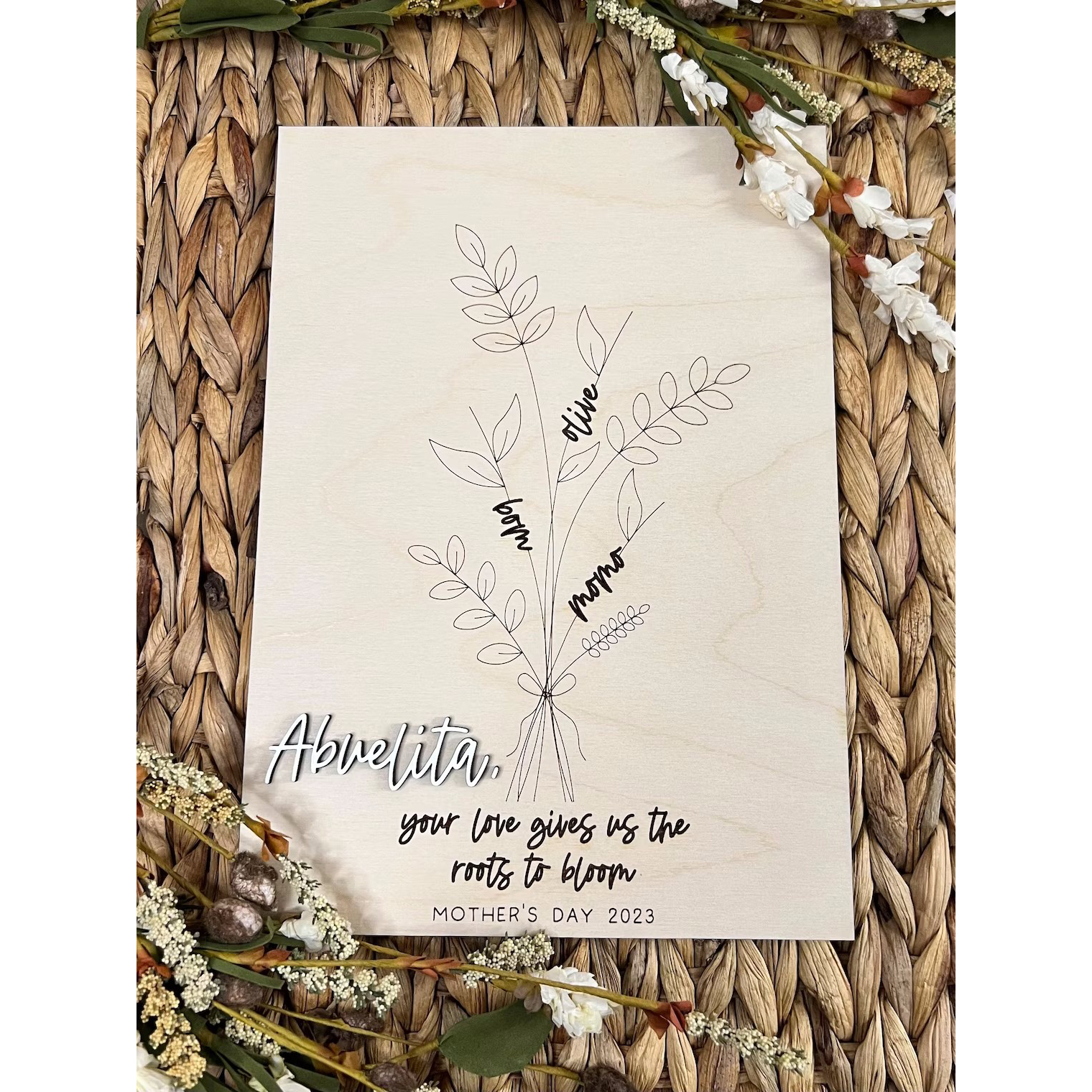 Handprint Sign For Mom