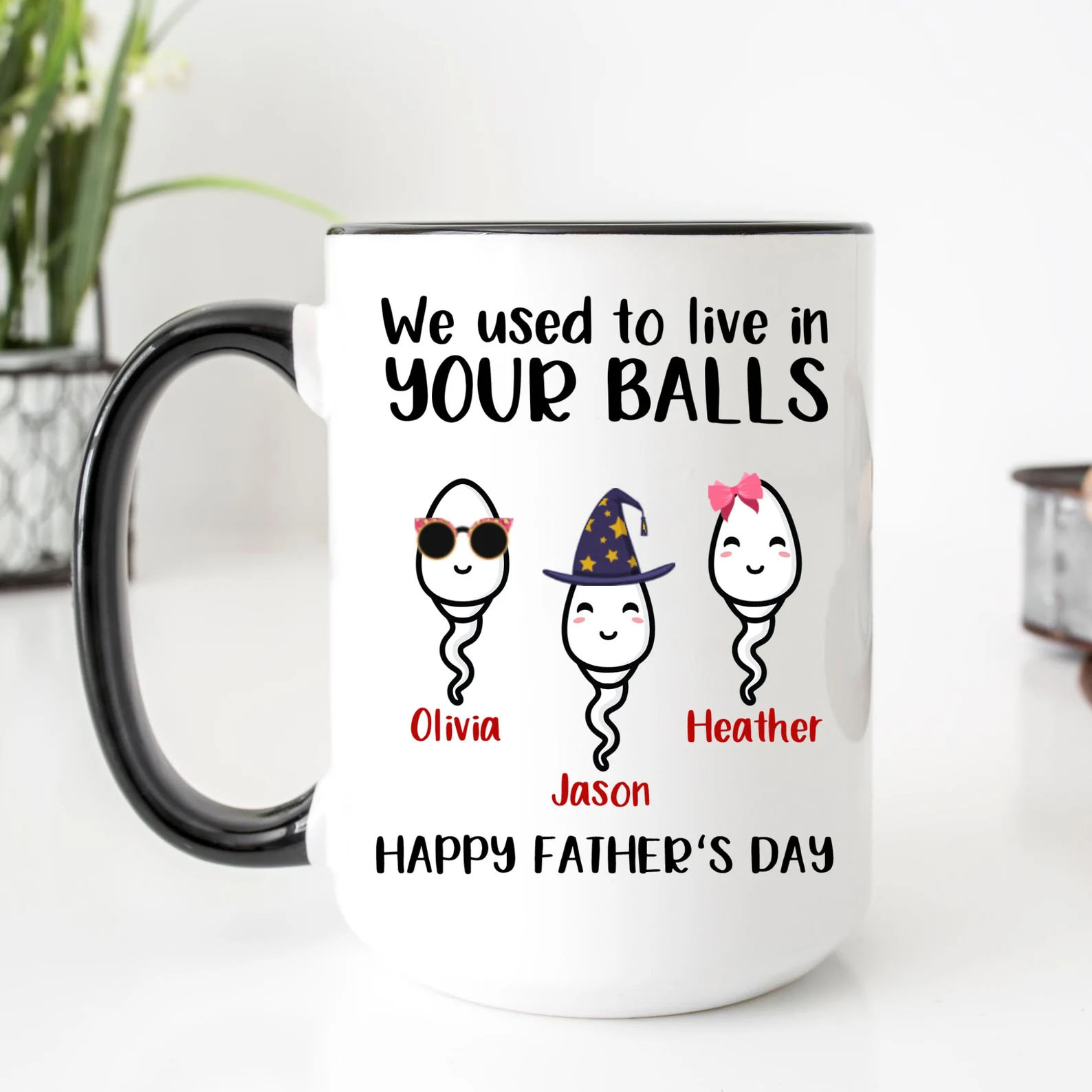 We Use To Live In Your Balls Mug
