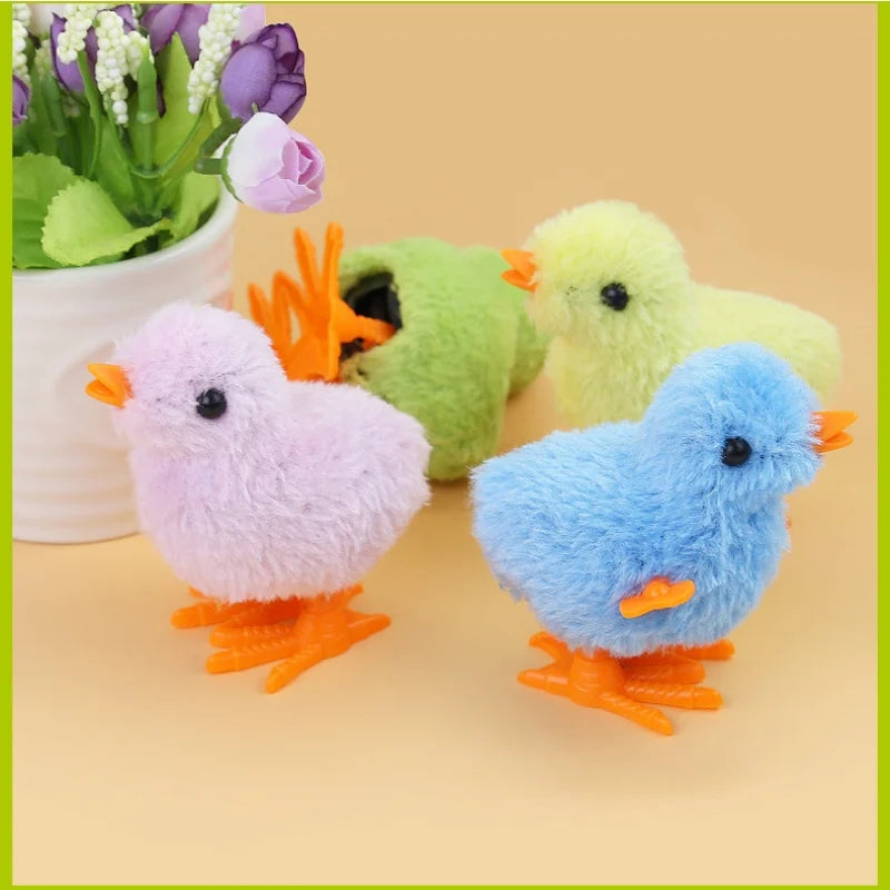🔥EARLY EASTER HOT - Wind-up Jumping Chicken Toy pack of 10